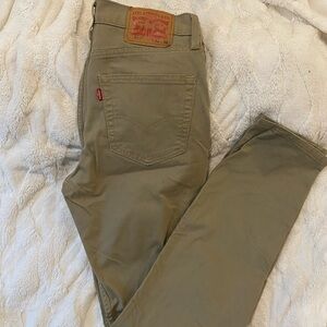 Levi's Khaki Mens Trousers